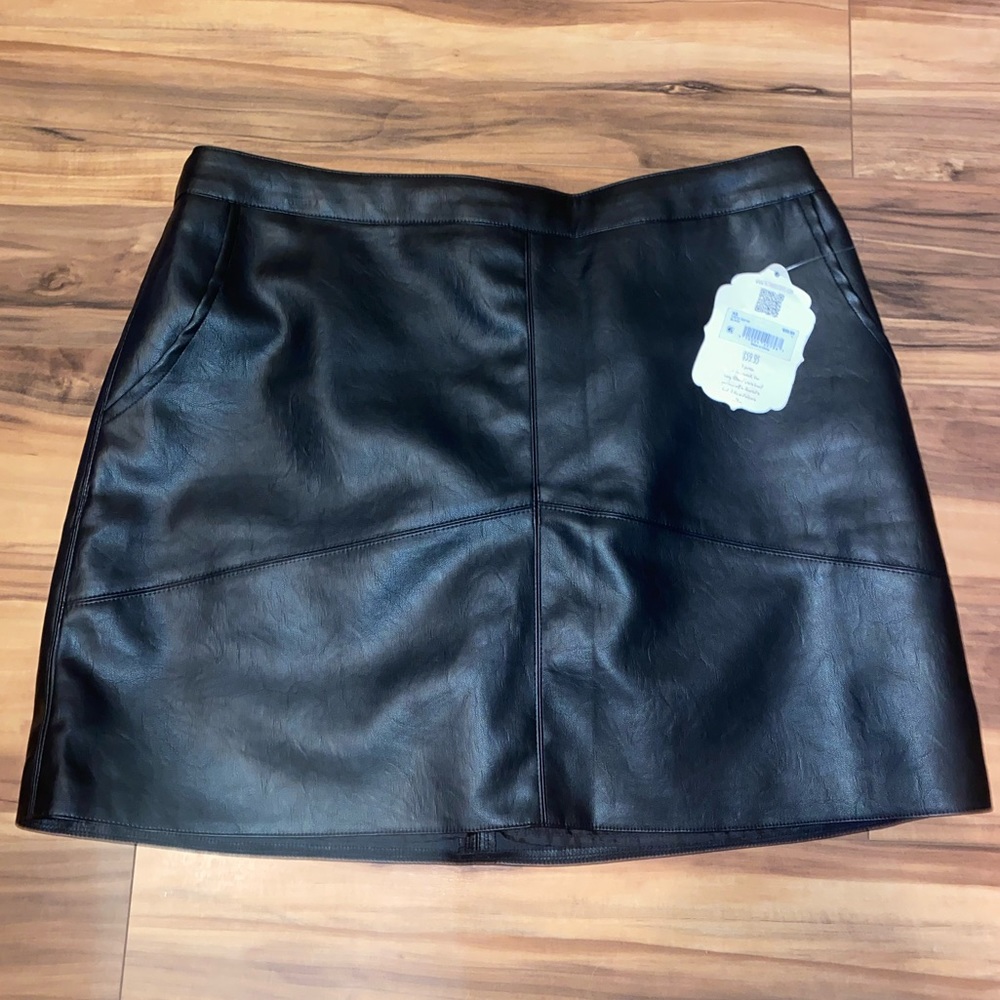 Pleather Skirt